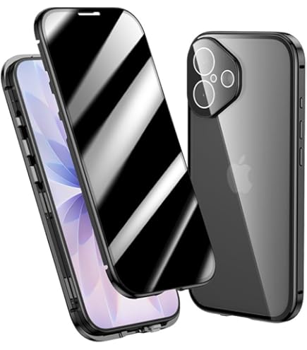 Amazon.co.jp: iPhone 17 用 ケース 覗き見防止 全面カバー マグネット